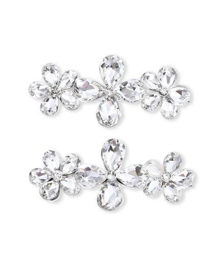 kids atelier mimi tutu Crystal Bloom Hair Pin Trio