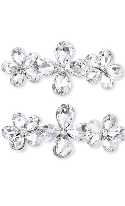 kids atelier mimi tutu Crystal Bloom Hair Pin Trio