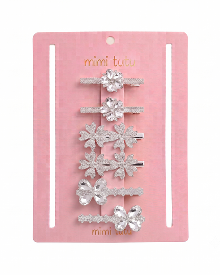 kids atelier mimi tutu Crystal Glimmer Hair Pin Trio