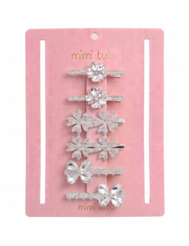 kids atelier mimi tutu Crystal Glimmer Hair Pin Trio