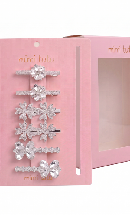 kids atelier mimi tutu Crystal Glimmer Hair Pin Trio