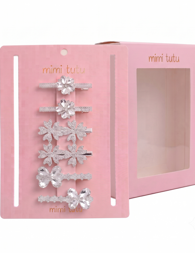 kids atelier mimi tutu Crystal Glimmer Hair Pin Trio
