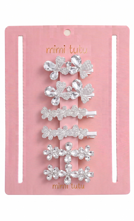Kids atelier mimi tutu Crystal Radiant Hair Pin Trio
