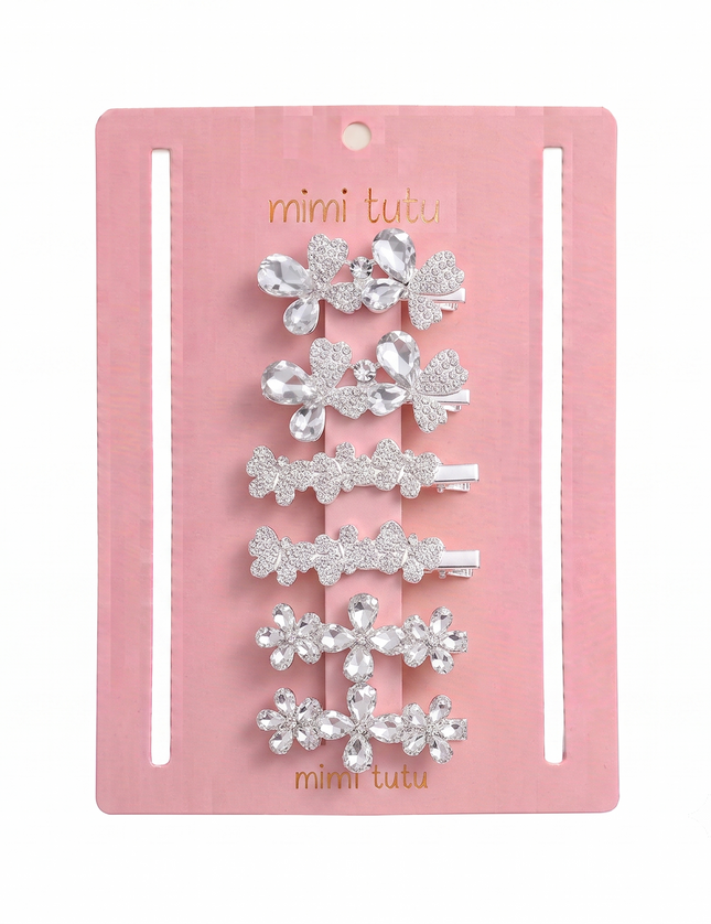 Kids atelier mimi tutu Crystal Radiant Hair Pin Trio