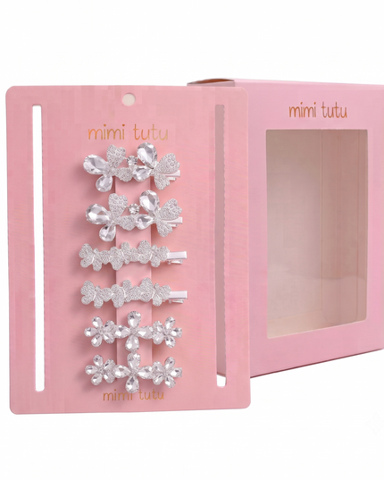 Kids atelier mimi tutu Crystal Radiant Hair Pin Trio