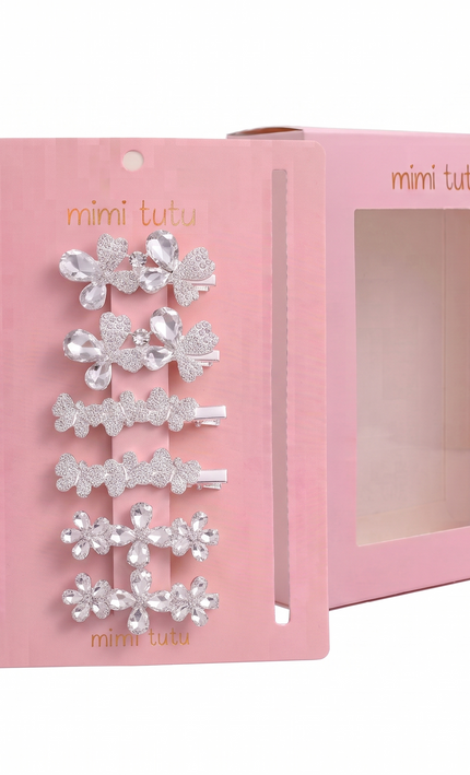 Kids atelier mimi tutu Crystal Radiant Hair Pin Trio