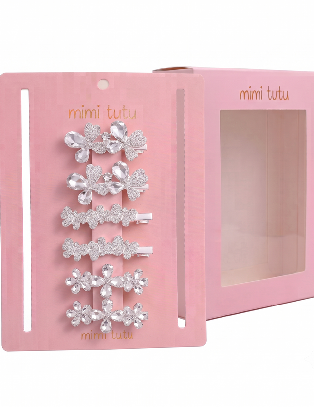 Kids atelier mimi tutu Crystal Radiant Hair Pin Trio