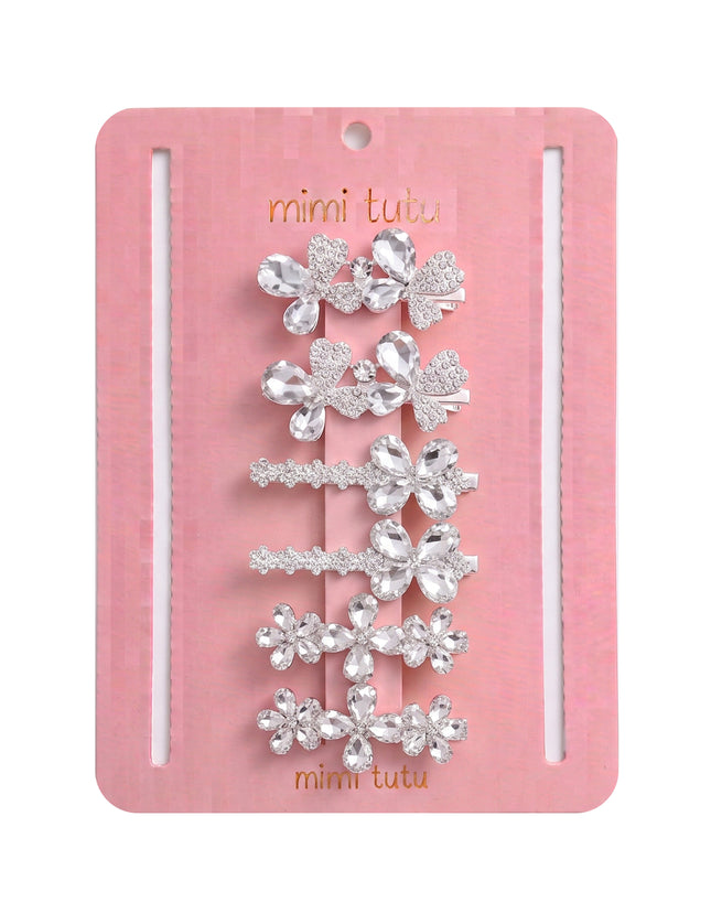 Kids atelier mimi tutu Crystal Aura Hair Pin Trio