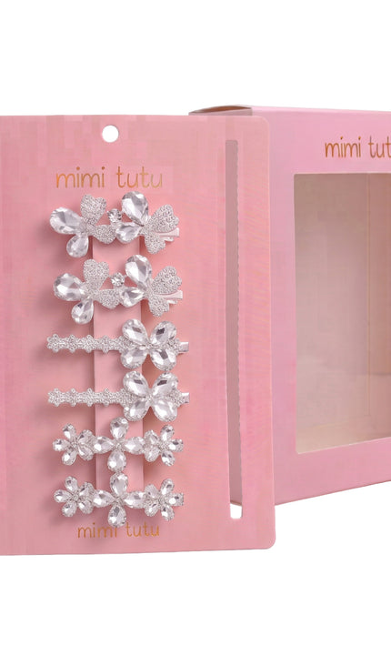 Kids atelier mimi tutu Crystal Aura Hair Pin Trio