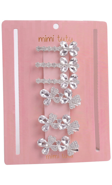 kids atelier mimi tutu Crystal Whisper Hair Pin Trio