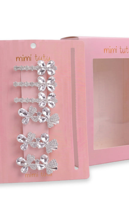 kids atelier mimi tutu Crystal Whisper Hair Pin Trio