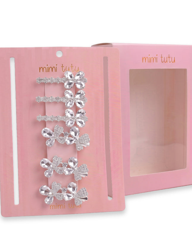 kids atelier mimi tutu Crystal Whisper Hair Pin Trio