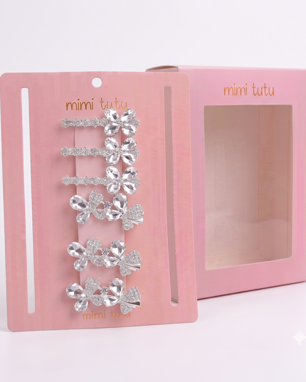 Kids atelier mimi tutu Crystal Whisper Hair Pin Trio