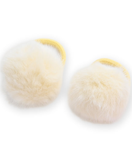 kids atelier mimi tutu Fluffy Pom-Pom Hair Tie Set