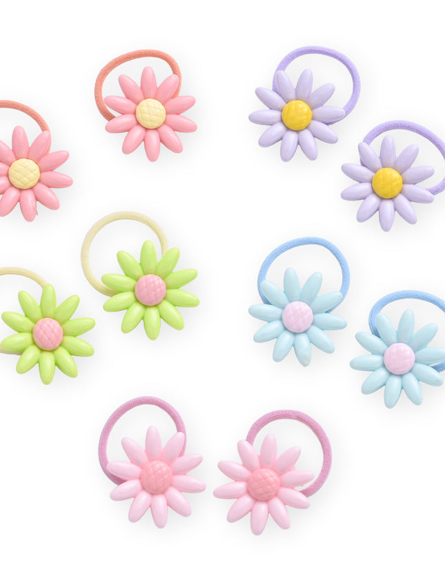 kids atelier mimi tutu Button & Flower Hair Tie Set