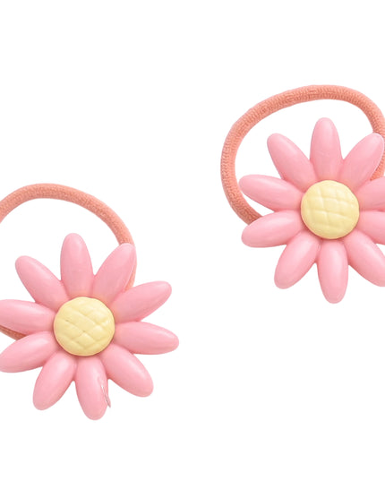 kids atelier mimi tutu Button & Flower Hair Tie Set