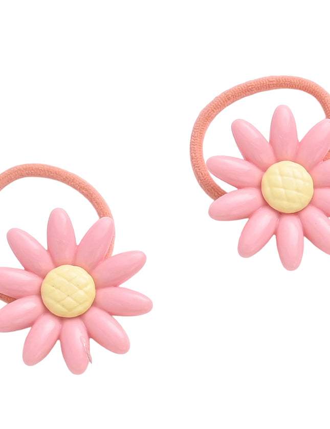kids atelier mimi tutu Button & Flower Hair Tie Set