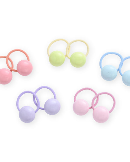 kids atelier mimi tutu Button & Flower Hair Tie Set