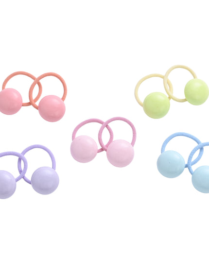 kids atelier mimi tutu Button & Flower Hair Tie Set