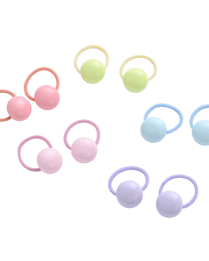 kids atelier mimi tutu Button & Flower Hair Tie Set