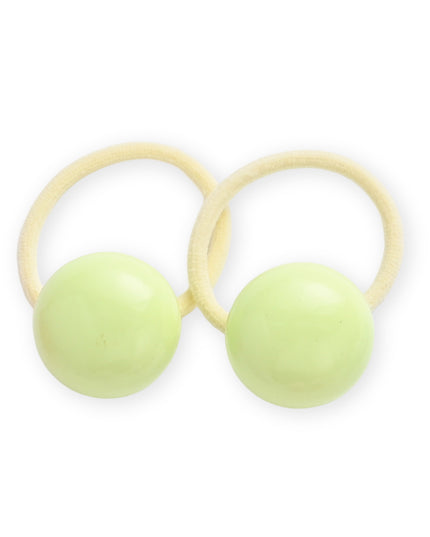 kids atelier mimi tutu Button & Flower Hair Tie Set