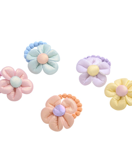 kids atelier mimi tutu Plush Flower Hair Tie Set