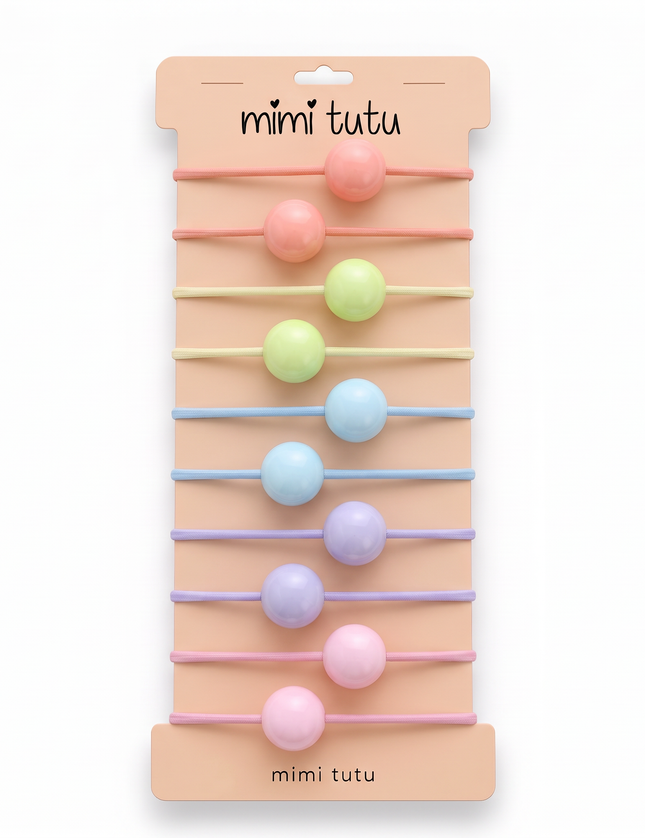 kids atelier mimi tutu Beaded Hair Tie Set