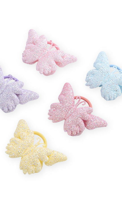 kids atelier mimi tutu Glitter Butterfly Hair Tie Set