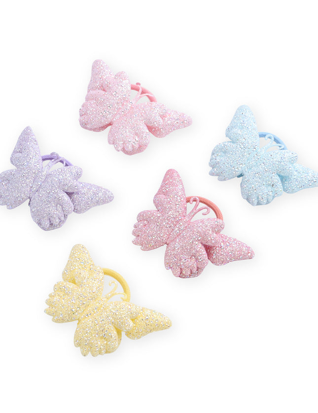 kids atelier mimi tutu Glitter Butterfly Hair Tie Set