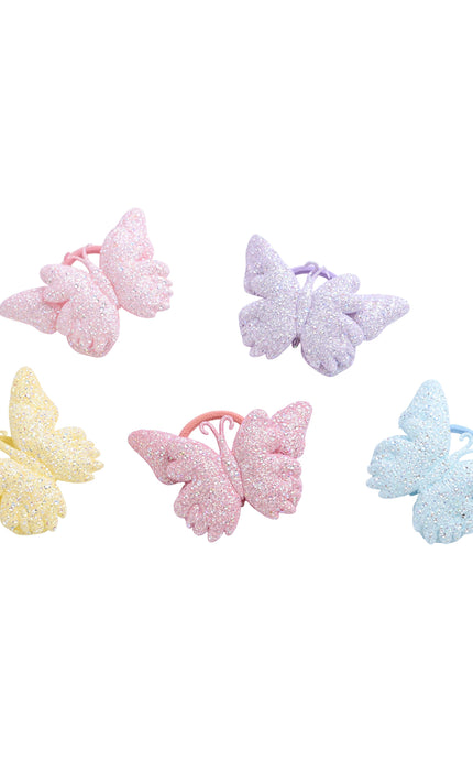 kids atelier mimi tutu Glitter Butterfly Hair Tie Set
