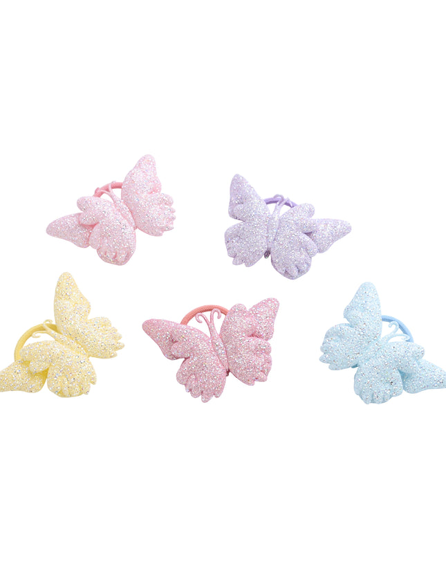 kids atelier mimi tutu Glitter Butterfly Hair Tie Set