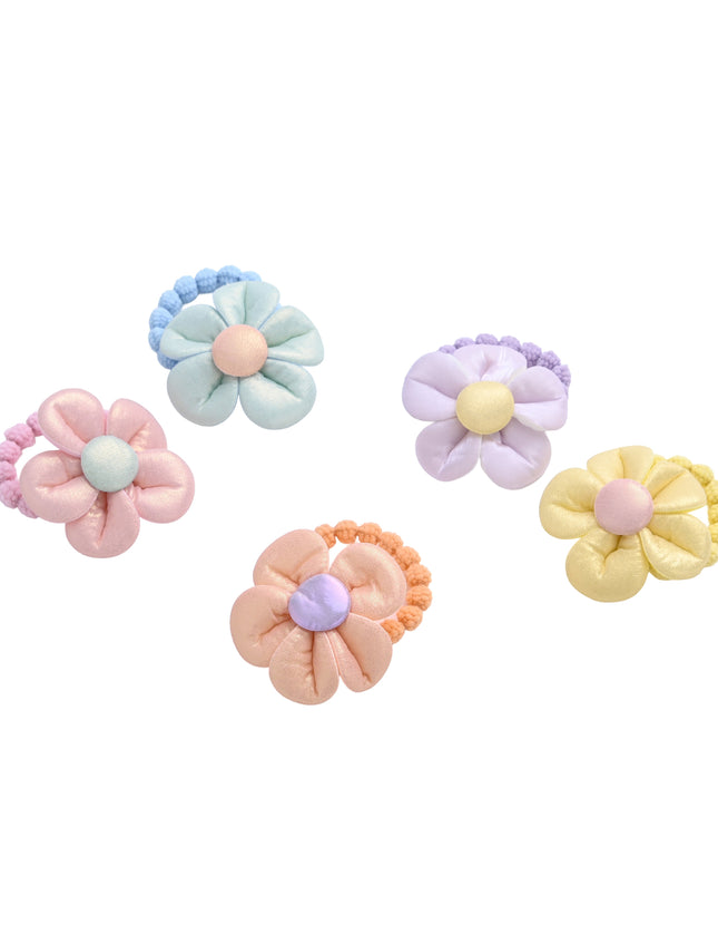 kids atelier mimi tutu Plush Flower Hair Tie Set