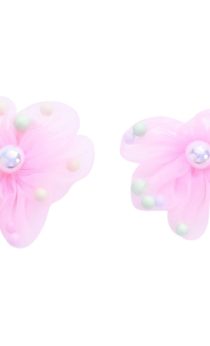 kids atelier mimi tutu Beaded Flower Hair Tie Set