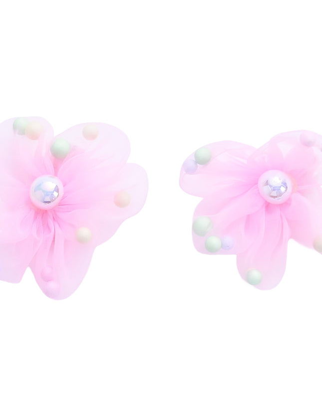 kids atelier mimi tutu Beaded Flower Hair Tie Set