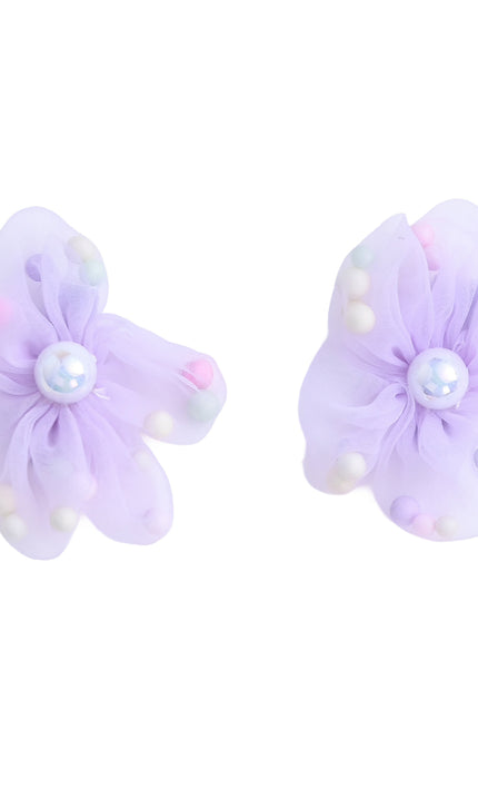 kids atelier mimi tutu Beaded Flower Hair Tie Set