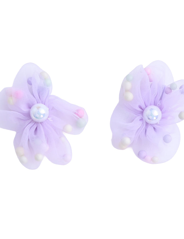 kids atelier mimi tutu Beaded Flower Hair Tie Set