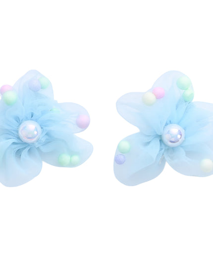 kids atelier mimi tutu Beaded Flower Hair Tie Set