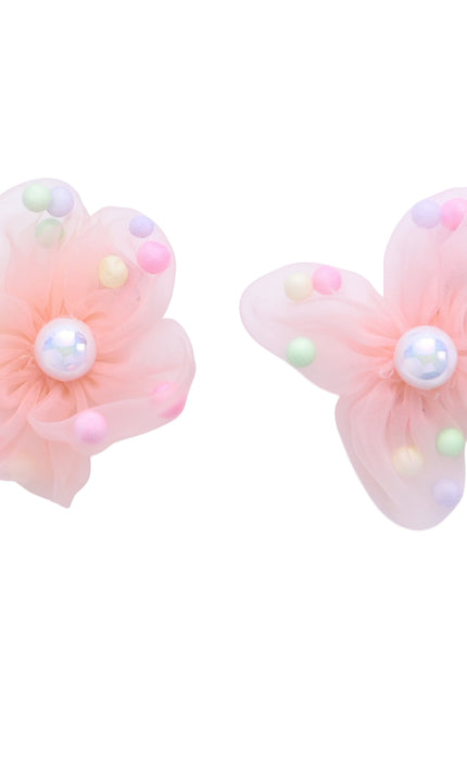 kids atelier mimi tutu Beaded Flower Hair Tie Set