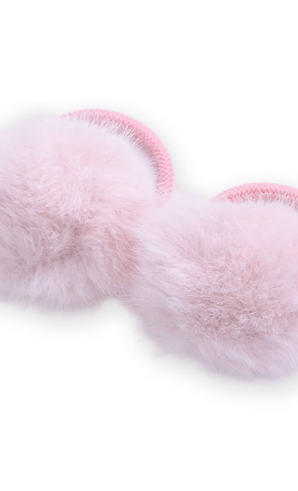 kids atelier mimi tutu Fluffy Pom-Pom Hair Tie Set
