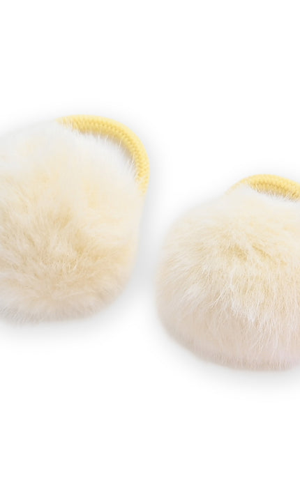 kids atelier mimi tutu Fluffy Pom-Pom Hair Tie Set