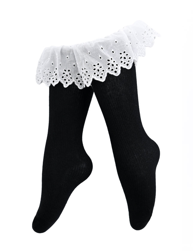 kids atelier mimi tutu White Trim Skirt Socks