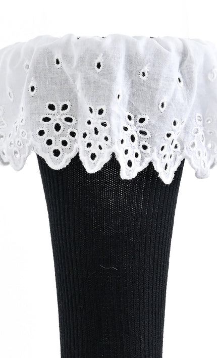 kids atelier mimi tutu White Trim Skirt Socks