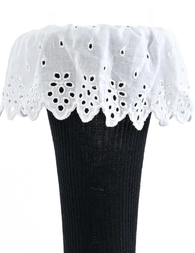 kids atelier mimi tutu White Trim Skirt Socks