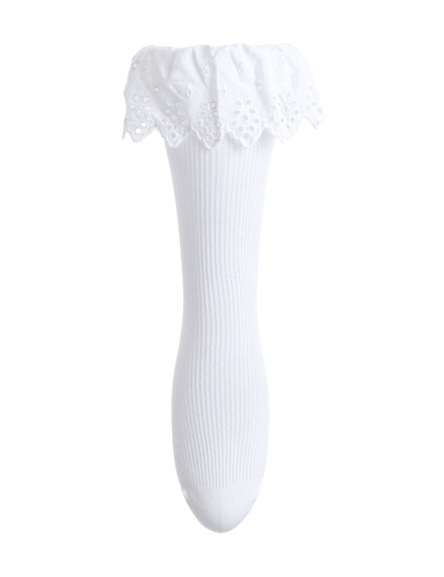kids atelier mimi tutu White Trim Skirt Socks