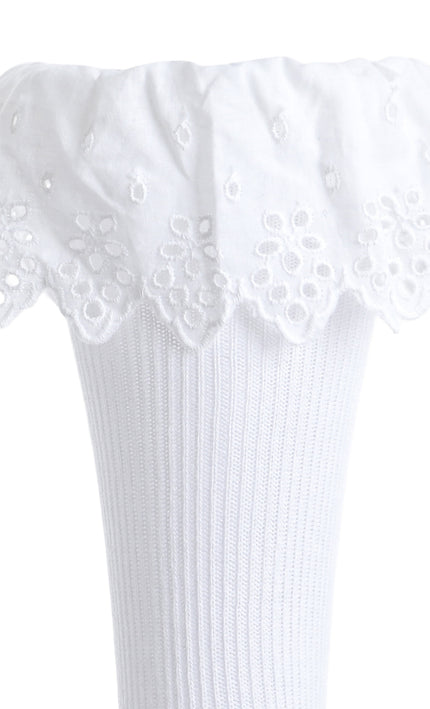 kids atelier mimi tutu White Trim Skirt Socks