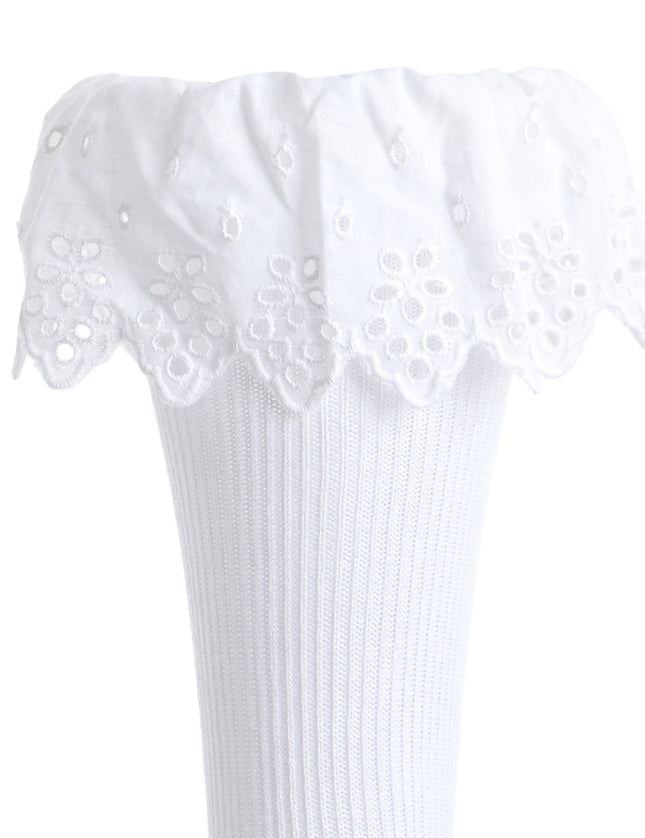 kids atelier mimi tutu White Trim Skirt Socks