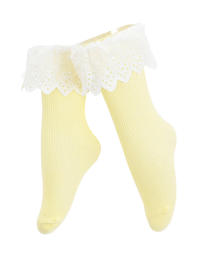 kids atelier mimi tutu White Trim Skirt Socks
