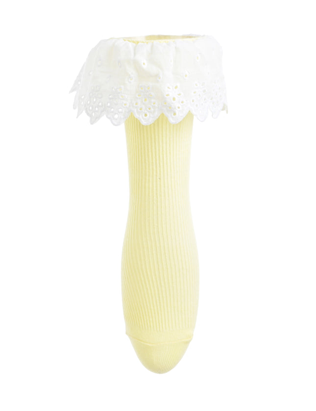 kids atelier mimi tutu White Trim Skirt Socks