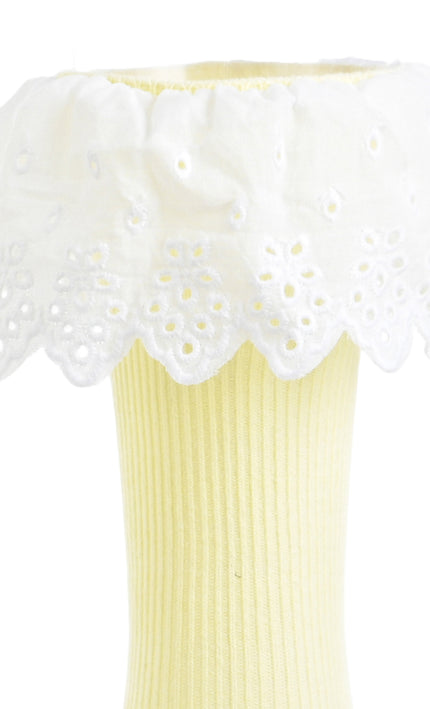 kids atelier mimi tutu White Trim Skirt Socks