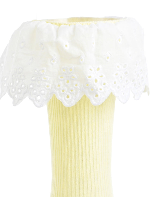 kids atelier mimi tutu White Trim Skirt Socks